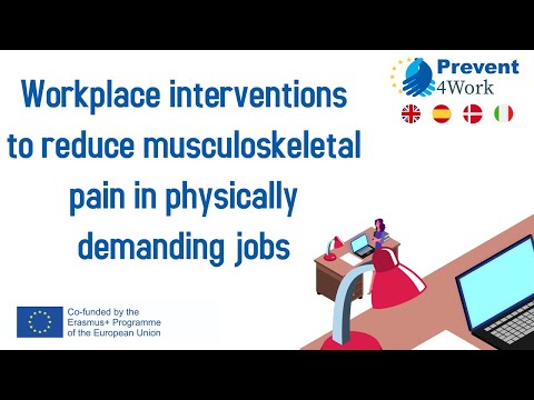 P4Work | Workplace interventions to reduce musculoskeletal pain in physically demanding jobs