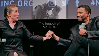 The Tragedy of Macbeth - Interview - Denzel Washington - Frances McDormand - Joel Coen - 4K video