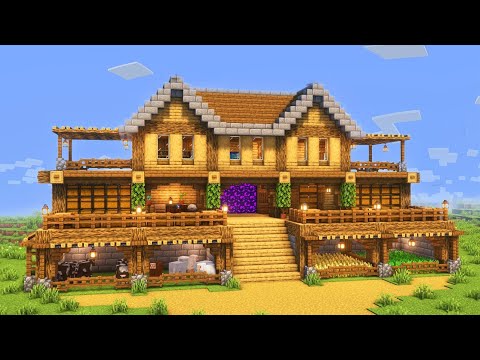 Minecraft Survival Haus bauen Tutorial 1.20 - Großes Haus bauen in Minecraft Survival Tutorial