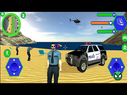 Police Miami Crime Vice Town Simulator Saving The People #2 - Android Gameplay