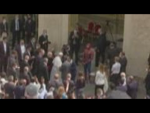 Spiderman makes an appearance at Pope's audience