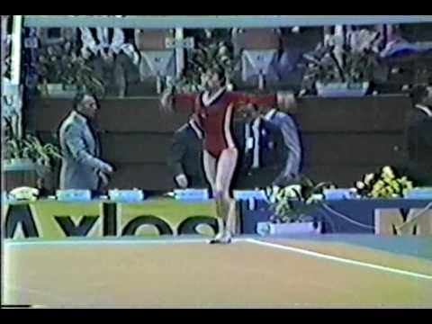35th AA Ri Sun Ok FX - 1983 World Gymnastics Championships 9.250 Partial