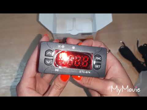 Контроллер температуры ETC-974 (полный аналог ID-974, 2 датчика)