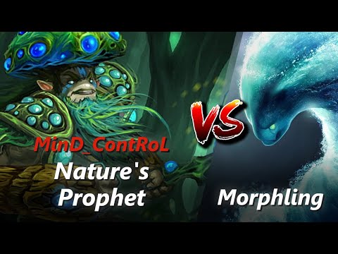MinD_ContRoL offlane Nature's Prophet vs Morphling/Disruptor | First 10 minutes