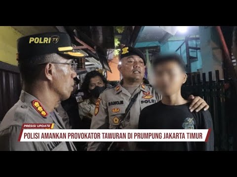 PRESISI UPDATE : TERDUGA PROVOKATOR TAWURAN DI JAKTIM 06/02/2024 18.00