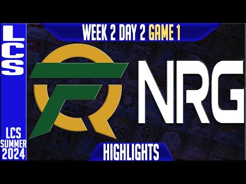 FLY vs NRG Highlights Game 1 | LCS W2D2 Summer 2024 | FlyQuest vs NRG Esports Week 2 Day 2