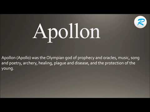 How to pronounce  APOLLON