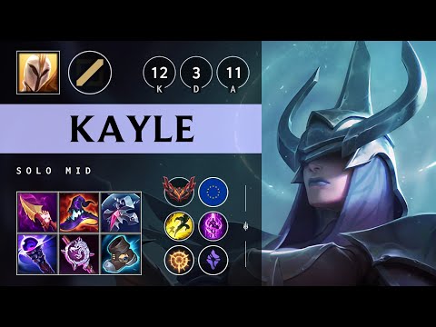 Kayle Mid vs Syndra: Dominating - EUW Grandmaster Patch 14.21
