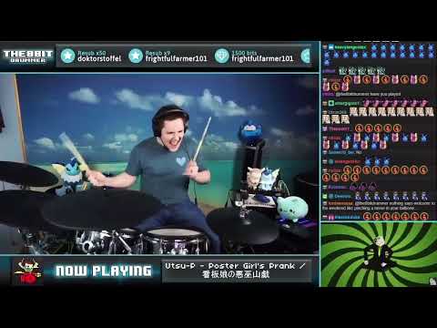 The8BitDrummer plays Poster Girl's Prank by Utsu-P feat. Hatsune Miku, Kaganine Rin, GUMI