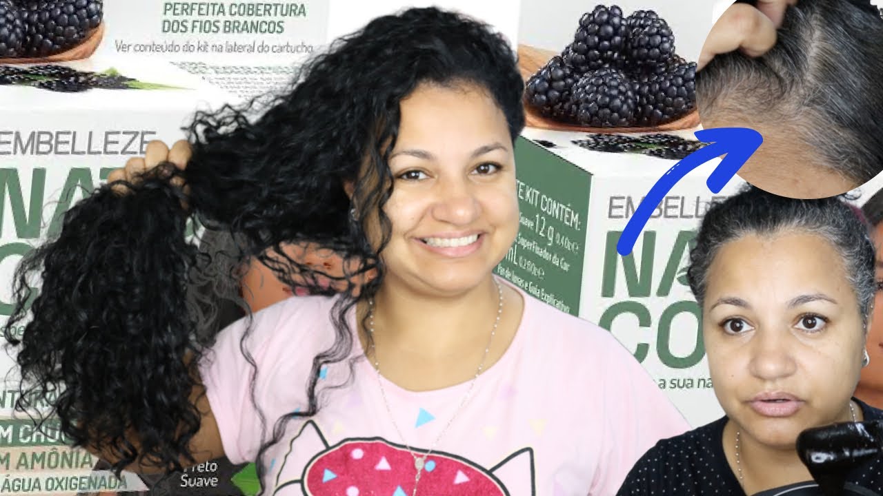 PINTANDO CABELO COM NATUCOR | É boa a tintura NATUCOR OLHA ESSA RAIZ 😱😱