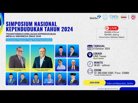 Simposium Nasional Kependudukan: “Transformasi Kebijakan Kependudukan Menuju Indonesia Emas 2045