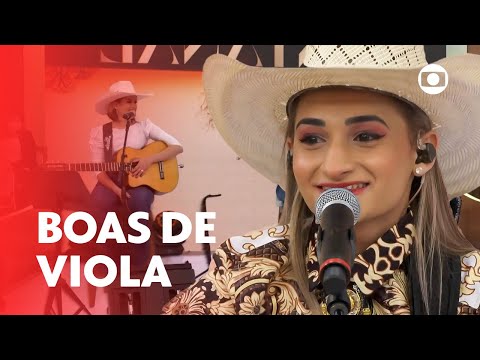 Pâmella, Karoline e Brenda fazem moda de viola e tem Juma na platéia | Encontro Com Patrícia Poeta