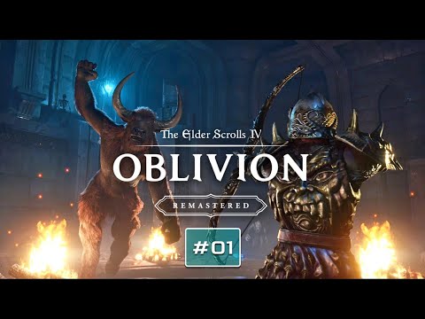 OBLIVION REMASTERED Gameplay No Commentary (Main Story) Part 1 (4K 60FPS PC)