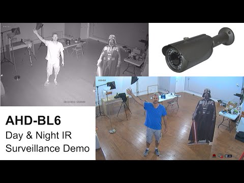 Ahd-bl6 hd security camera day & night infrared surveillance...