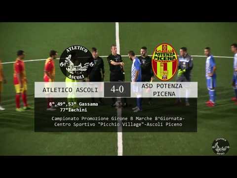 Highlights ASD Calcio Atletico Ascoli- Potenza Picena Calcio  :4-0 8°Giornata