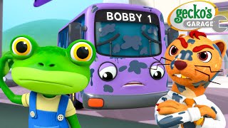 The Ultimate Car Wash Battle! 🧼🫧 | Gecko's Garage 🚚 | Cartoons For Kids | Toddler Fun Learning