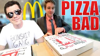 The World's BIGGEST McDonald's Has BAD PIZZA... | M&R Vlog