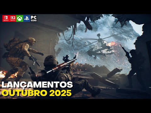Top 19 LANÇAMENTOS de JOGOS OUTUBRO 2025 (PS4/PS5/XBOX SERIES X-S/XBOX ONE/SWITCH/SWITCH 2 /PC)