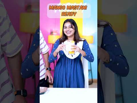 Let's make Mango mastani🤩 #shorts #shortsfeed #shortsvideo #cooking #nrfmvoice #trending #food