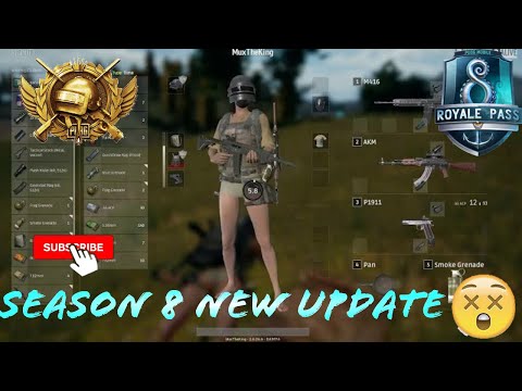 PUBG PC NEW UPDATE | PUBG SEASON 8 || NEW WEAPONS LEAKED