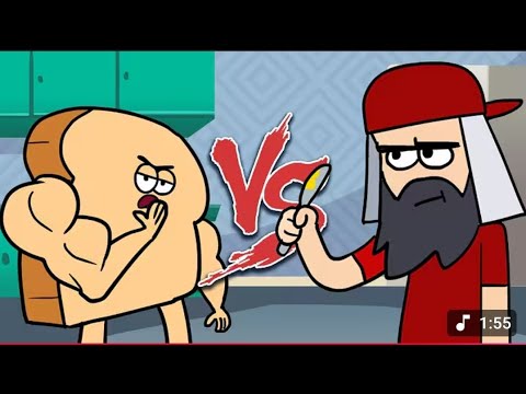 Pão Em Forma Vs. Mussa - Batalha de Rap Animada (Desenho Animado)
