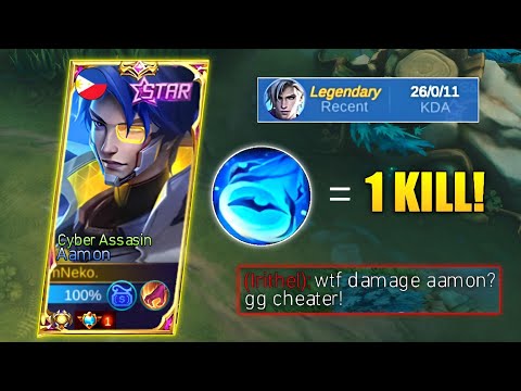 AAMON 2ND SKILL = 1 KILL DELETE! THE ENEMY THINK IM CHEATER?