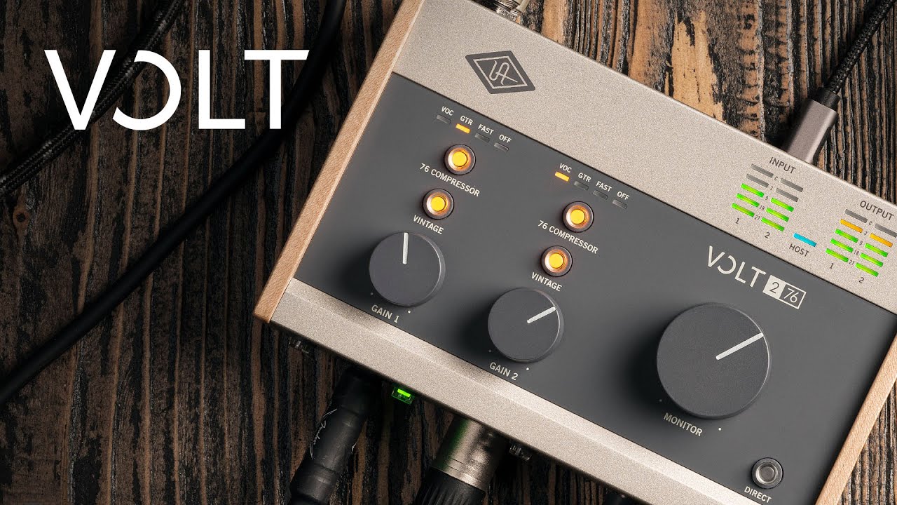Volt USBオーディオインターフェースのサウンド例