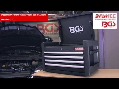 BGS 4112 CASSETTIERA PORTAUTENSILI VUOTA CON 4 CASSETTI