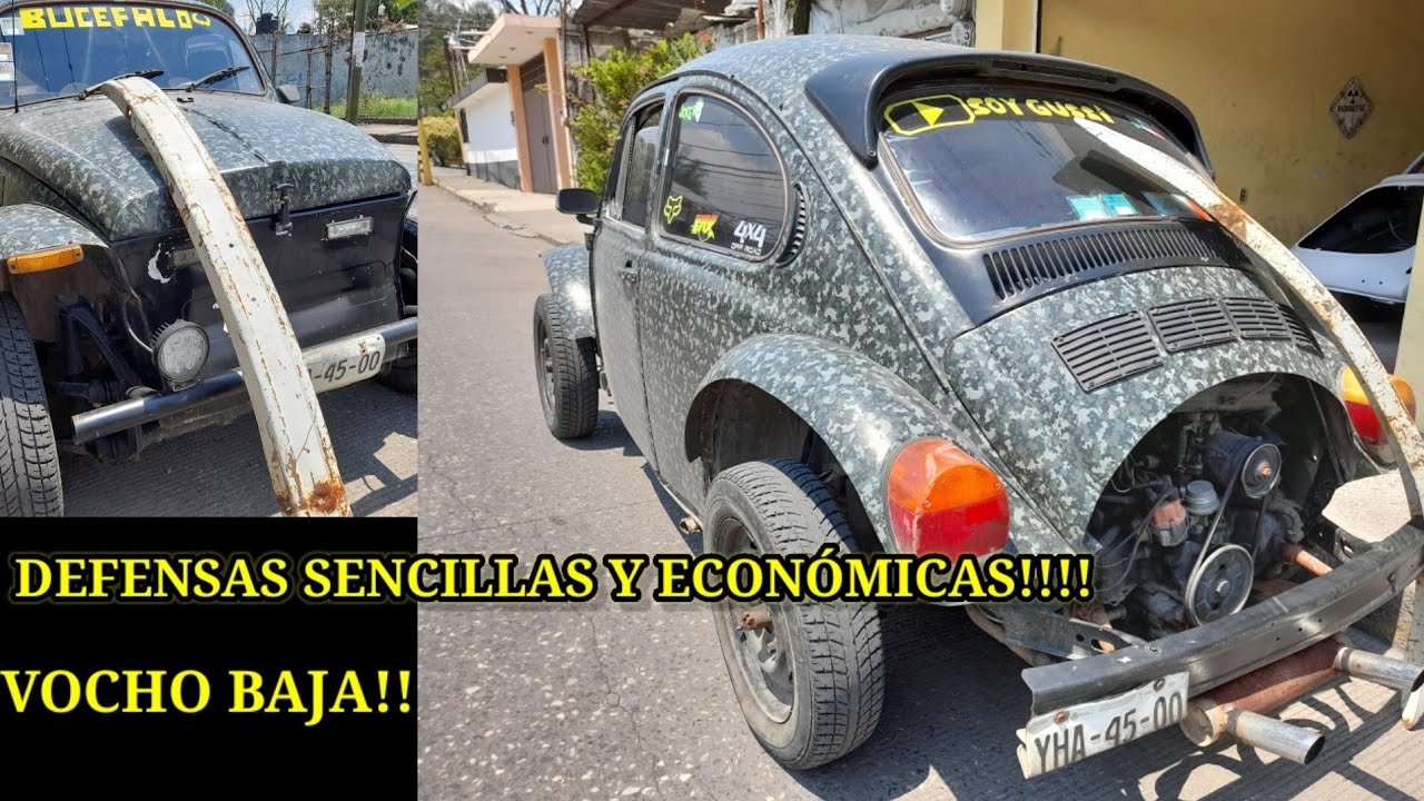 || DEFENSAS PARA VOCHO BAJA || DEFENSAS SENCILLAS Y ECONÓMICAS para tu proyecto baja