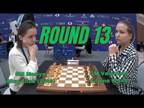 Brillliant Checkmate | Mariya Muzychuk - Valentina Gunina | Round 13 Womens World Blitz 2023