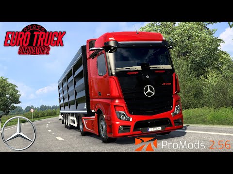 ETS2 1.41 | ProMods 2.56 | Mercedes Actros MP5 1846 | Sligo — Londonderry