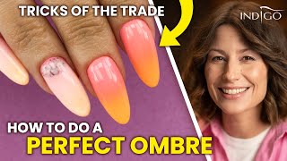 GEL OMBRE ON NAILS  step by step. 5 tricks for a PERFECT OMBRE!