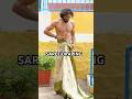 Draping SAREE As DHOTI Yt Youtubeshorts Youtube Dhoti Draping Saree