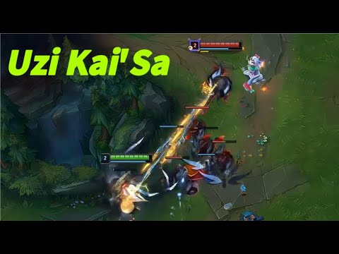 UZI KAI'SA VS ZERI , HE IS A MONSTER ON KAI'SA!