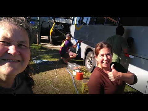 DIA DE FAXINA NO MOTOR HOME QUERÊNCIA FAMÍLIA ESPINDOLA