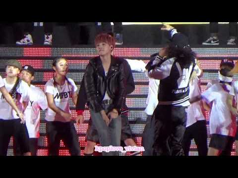 【HD】[Fancam] 150523 DREAM CONCERT MFBTY Feat.LE,SUGA,RAP MONSTER