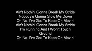 Matthew Wilder - Break my stride (lyrics)