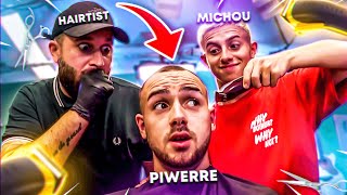 J'APPRENDS À MICHOU À FAIRE UN DÉGRADÉ LASER SUR PIWERRE!! (vlog + tuto)