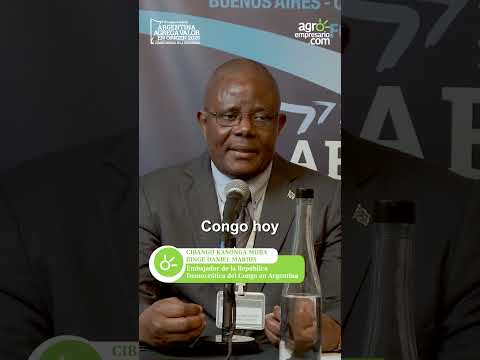 Daniel Marius Cibangu Kasonga Muba Binge - Embajador de la República del Congo en Argentina