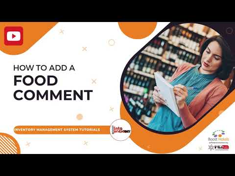 How to Add a Food Comment