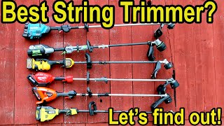 Best String Trimmer (Battery Powered)? EGO, Milwaukee, DeWal