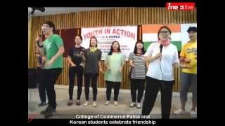 preview picture of video 'College of Commerce Patna and Korean students celebrate friendship'