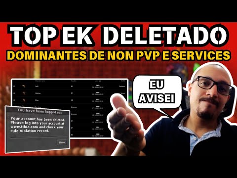 TIBIA - MASS DELETE Continue and delete TOP EK lv 2453, NON PVP DOMINANTS, SERVICES and more...