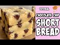Soft Chocolate Chip Shortbread Recipe Tutorial Shorts