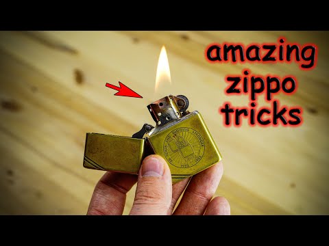 Amazing ZIPPO tricks that everyone can do