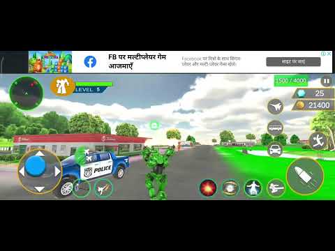 Bumblebee Multiple Transformation Jet Robot Car Game 2023-Android Gameplay