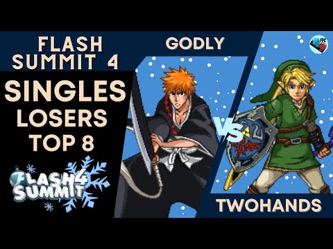 AFM Godly (Ichigo) vs SC twohandss (Link) - SSF2 Losers Top 8 - Flash Summit 4