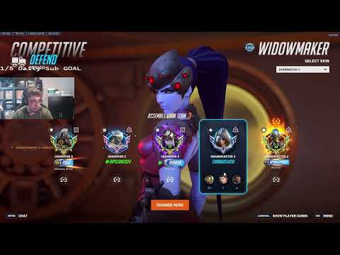 CRAZY WIDOWMAKER! HYDRON TOP 500 WIDOWMAKER OVERWATCH 2 GAMEPLAY SEASON 20