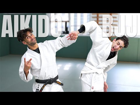 Fighting BJJ White Belts With AIKIDO 