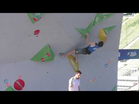 ADAM ONDRA Boulder 3 Qualification IFSC Climbing World Cup - Munich 2019 - Boulder